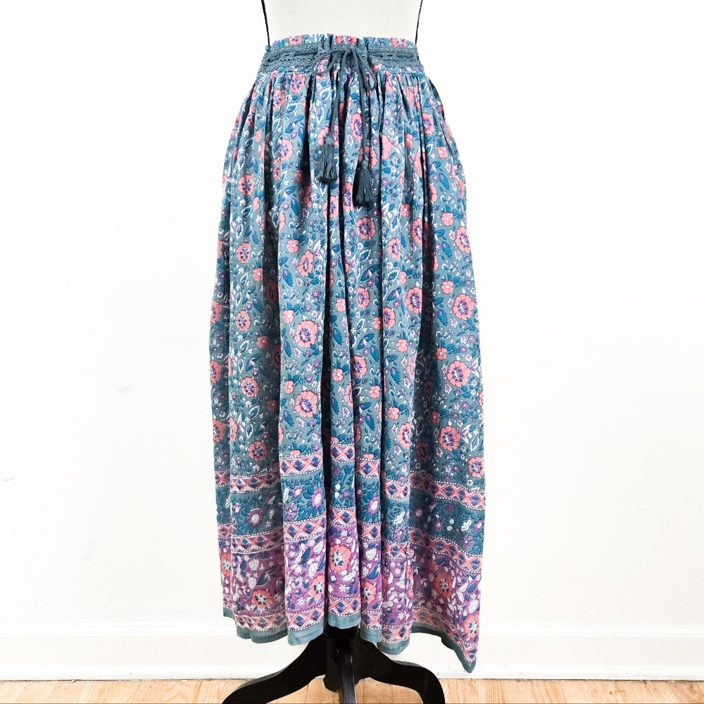 🦋LAST🦋 NWT Blue Boheme Lydia Printed Maxi Skirt